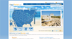 Desktop Screenshot of coastrentals.com